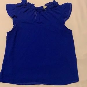 Blue XL Monteau Top